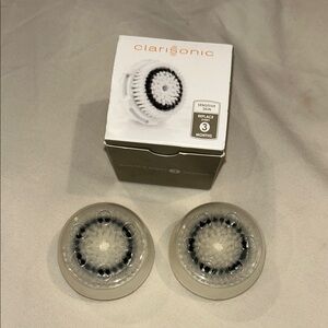 Clarisonic Dual Brush Heads - (2 pack) Sensitive skin - NIB